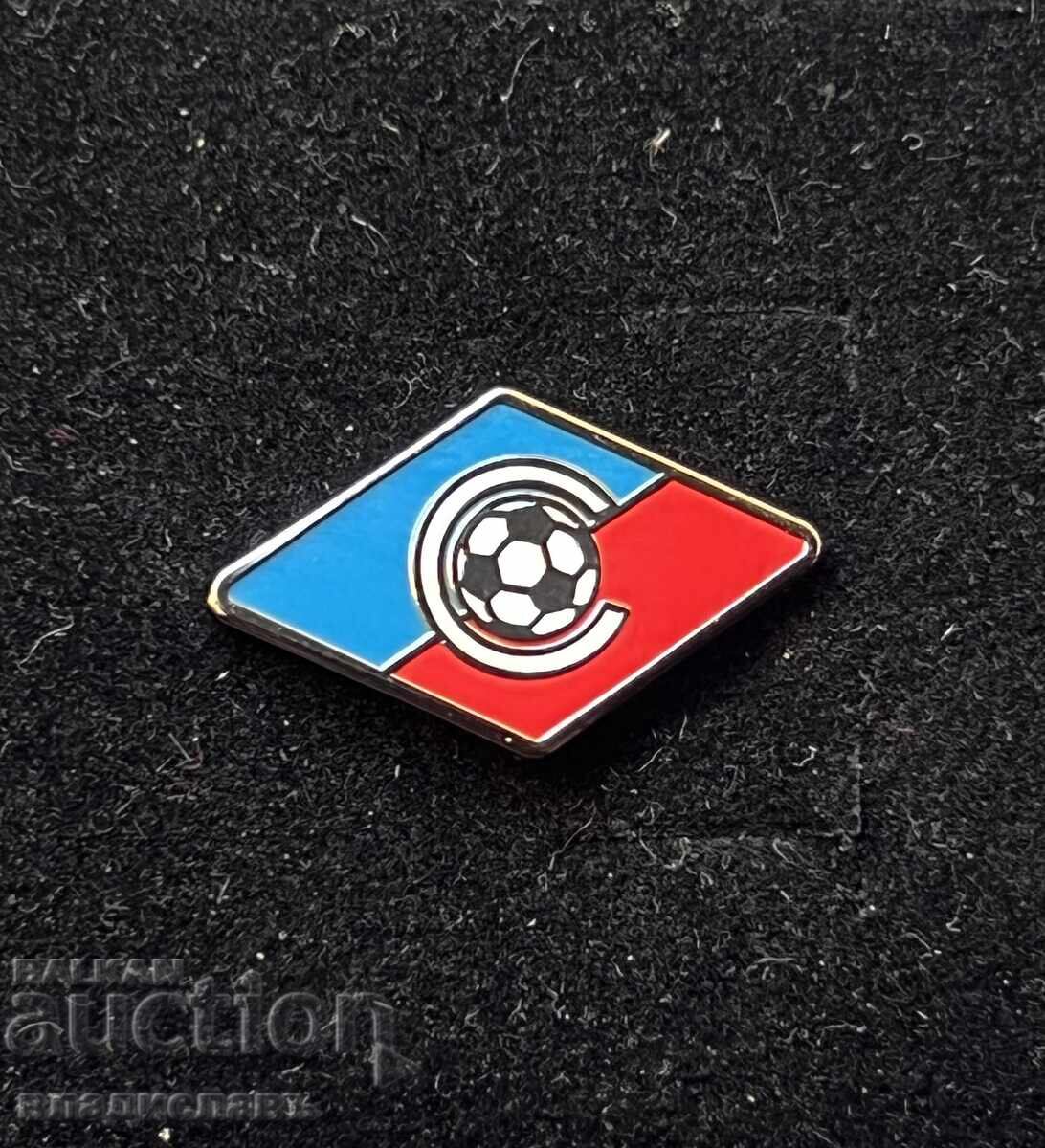 Football badge FC Septemvri Sofia enamel!