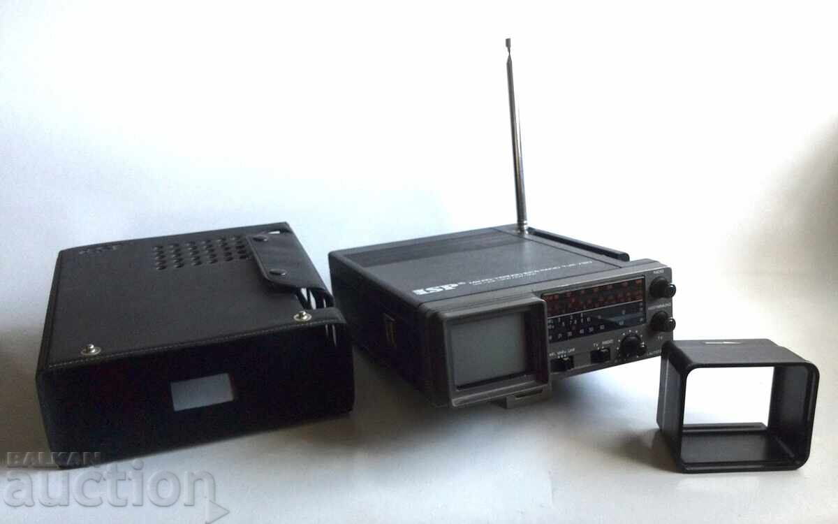 Vintage Unisonic Radio and Micro TV from 1979 with Leather - 7 Vintage Unisonic Radio and Micro TV from 1979 with Leather - 7