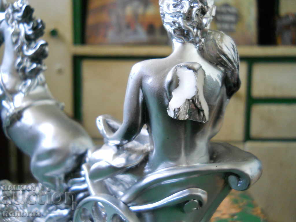 Statuette - Chariot with a loving couple - 5 Statuette - Chariot with a loving couple - 5