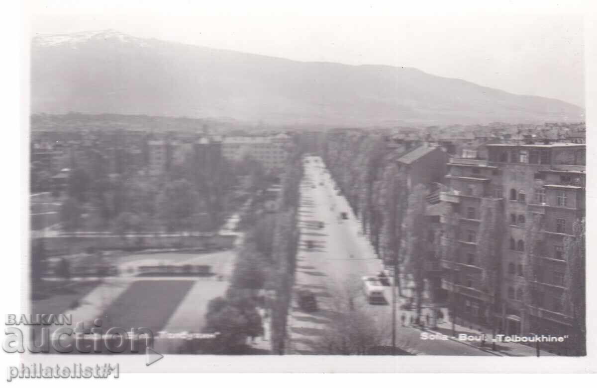 СТАРА СОФИЯ ок. 1951 КАРТИЧКА Булевард Толбухин 518