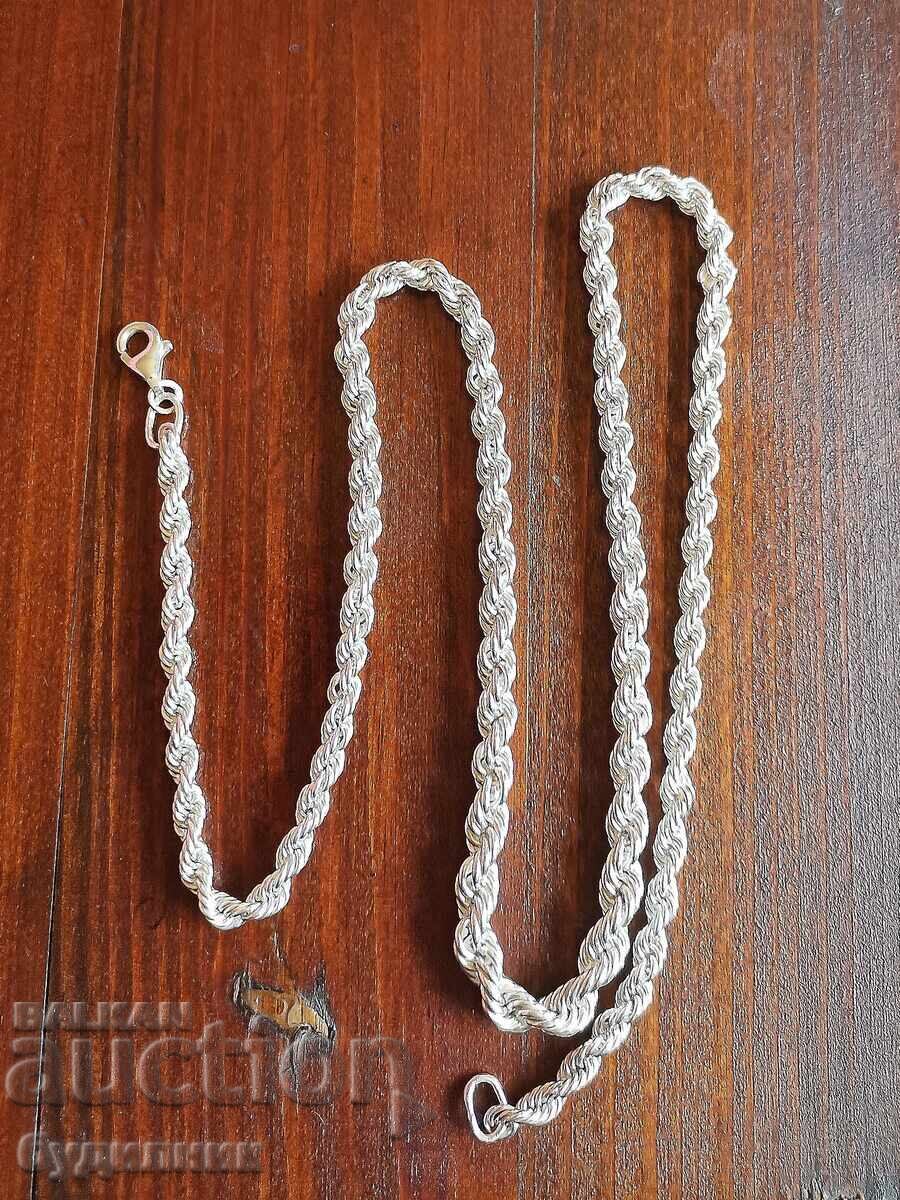 New. Silver Massive Chain. 46cm. I'm listing over 100 Auctions with price 99.99 BGN | € 51.12 New. Silver Massive Chain. 46cm. I'm listing over 100 Auctions with price 99.99 BGN | € 51.12