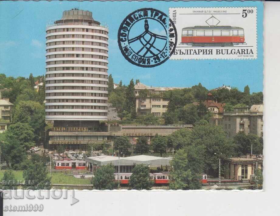 Ταχυδρομική κάρτα MAX FDC ΤΡΑΜ (Τραμ) ΡΕΛΣΟΒΙ (Ρελσοβί)