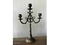 OLD BAROQUE CANDLESTICK