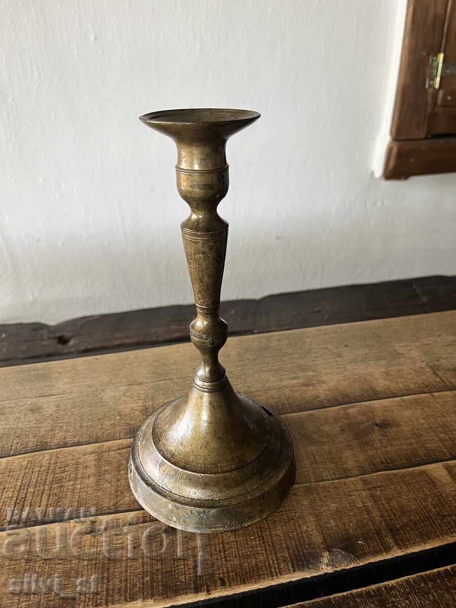 Antique Bronze Candlestick with price 55.00 BGN | € 28.12 Antique Bronze Candlestick with price 55.00 BGN | € 28.12