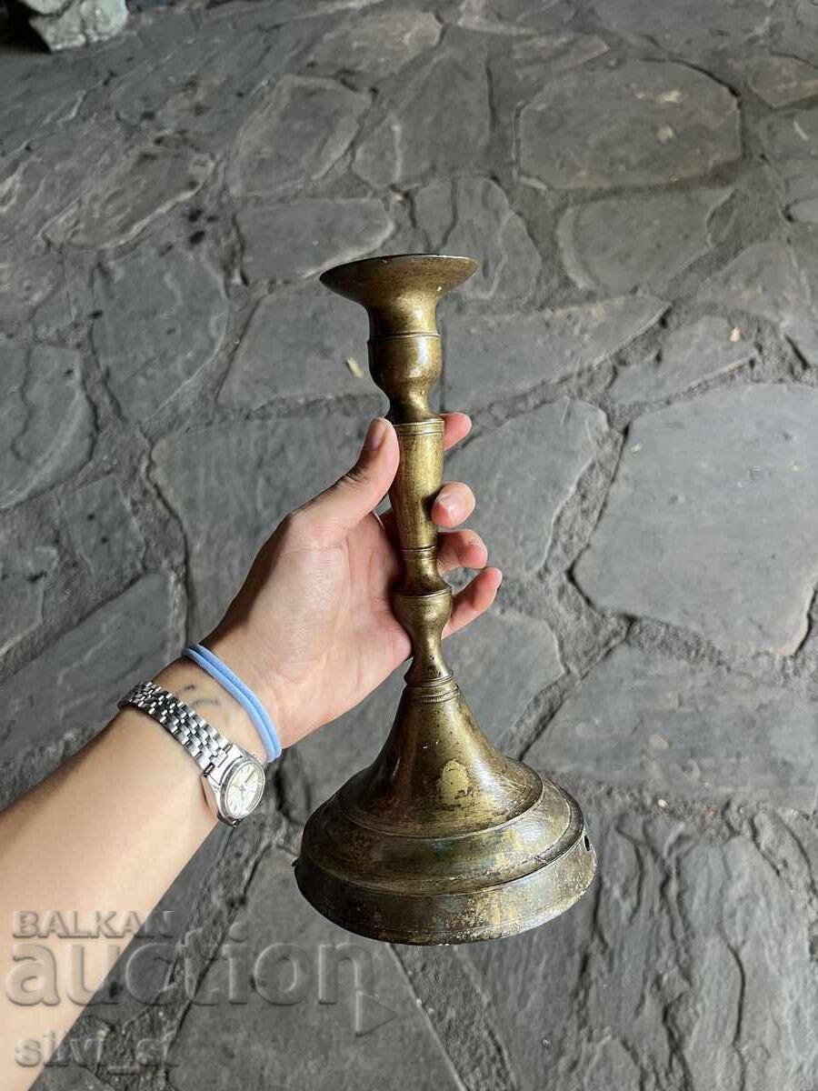 Auction Antique Bronze Candlestick Auction Antique Bronze Candlestick