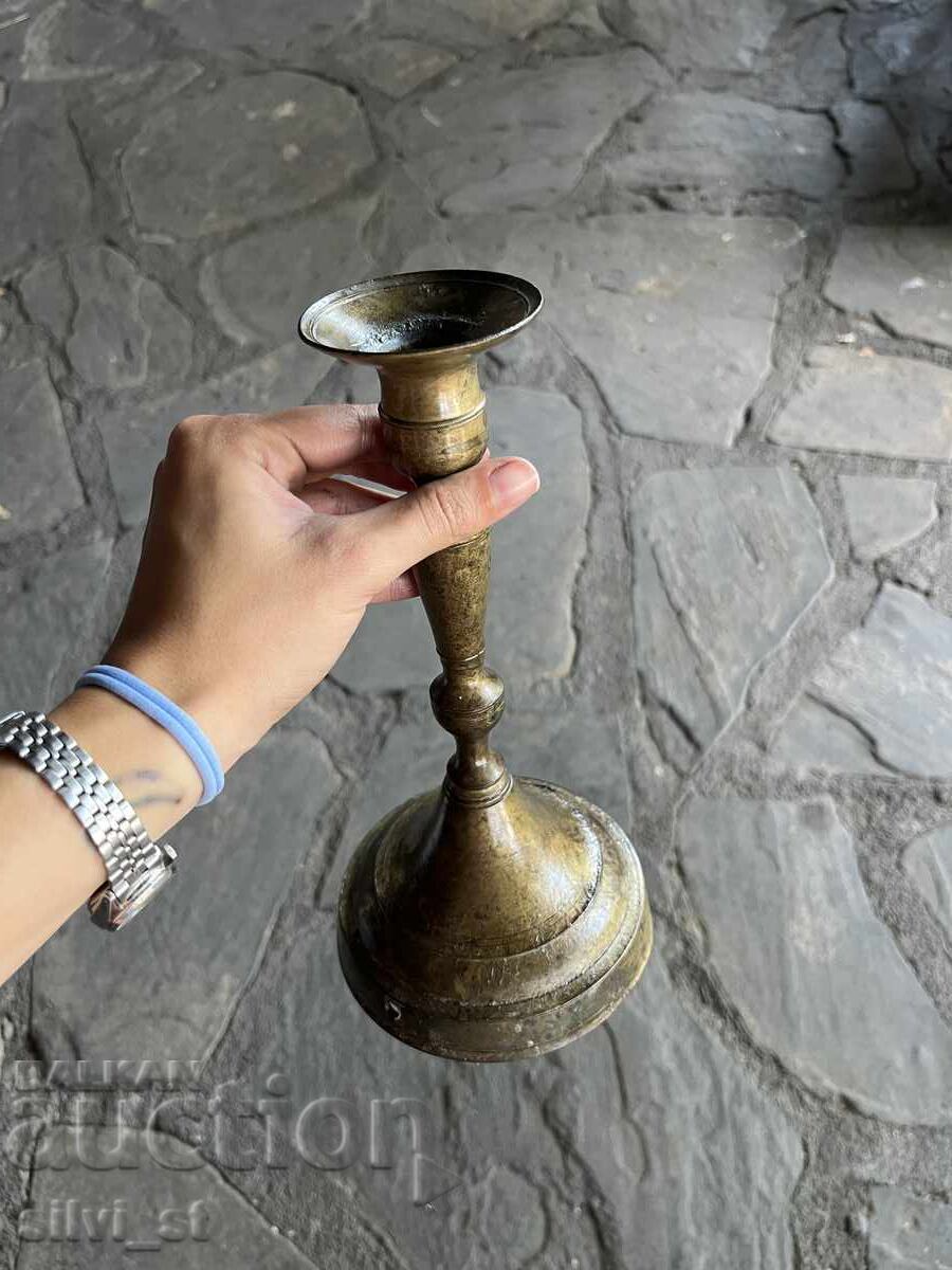 Delivery of Antique Bronze Candlestick Delivery of Antique Bronze Candlestick
