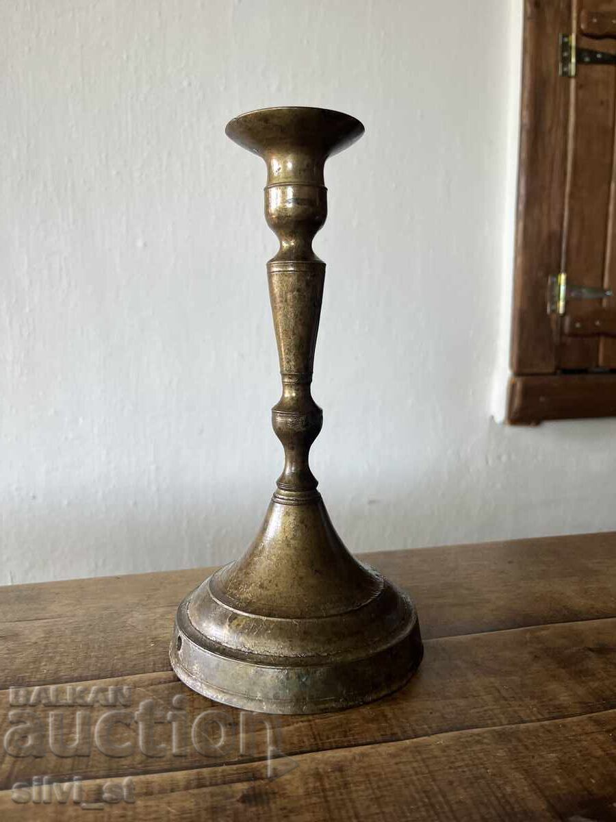 Antique Bronze Candlestick Antique Bronze Candlestick