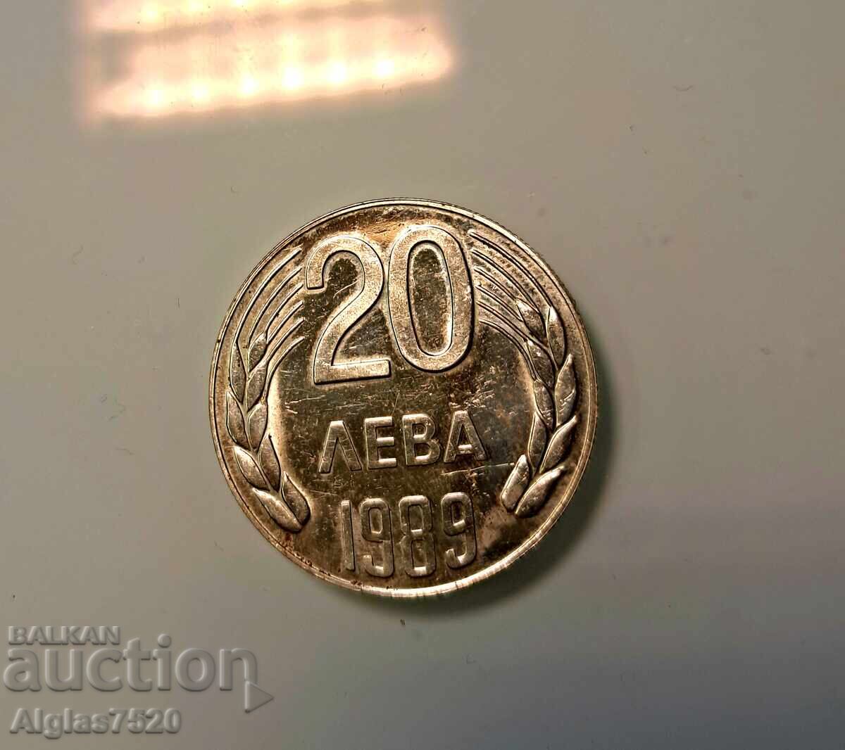 20 BGN 1989