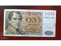 Belgium 100 Francs 1957