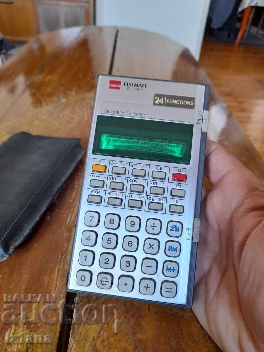 Auction  Old Sharp Elsi Mate EL-5801 calculator