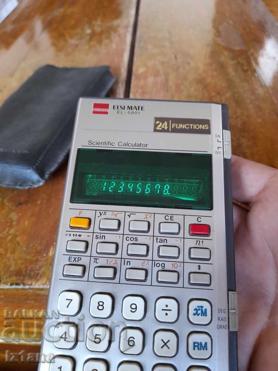 Old Sharp Elsi Mate EL-5801 calculator - 7