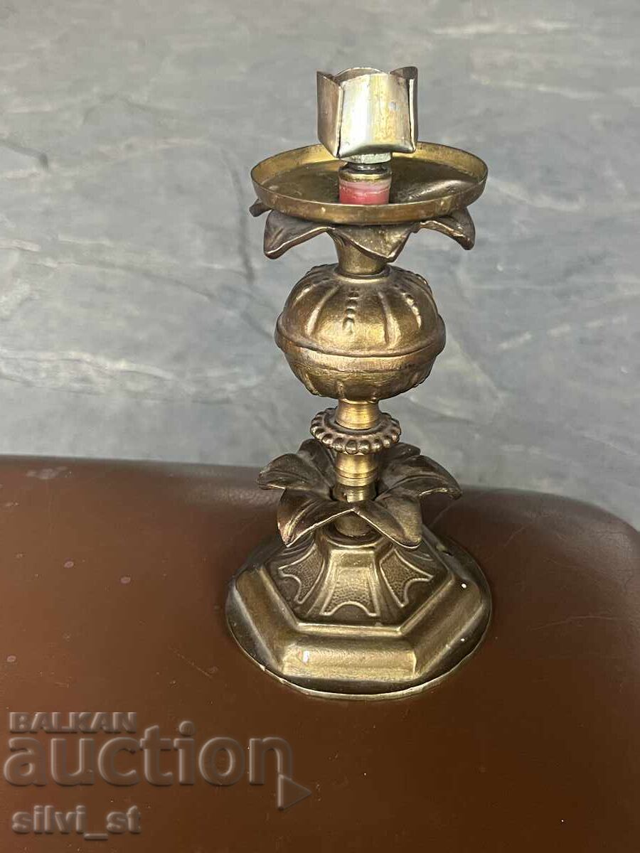 Antique bronze candlestick Antique bronze candlestick