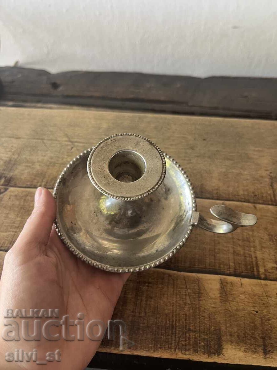 Silver-plated candlestick - 5 Silver-plated candlestick - 5