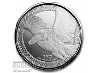 SILVER 1 OZ 2022 CONGO - WHALEHEAD HERON