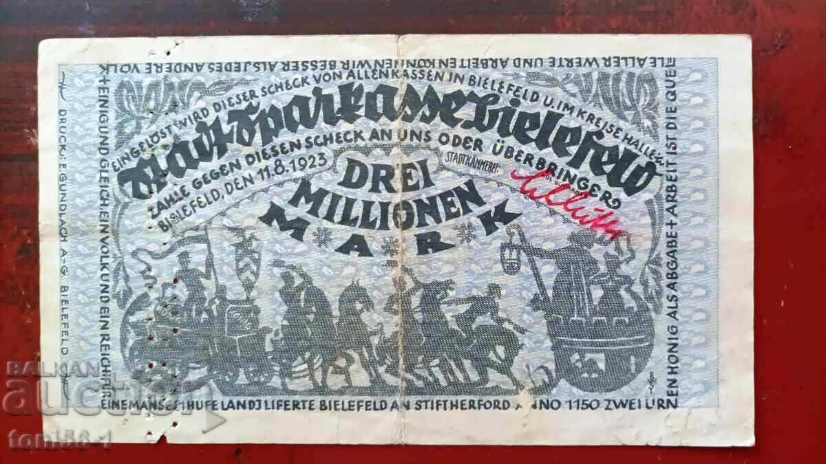 Γερμανία 3 000 000 μάρκα 1923