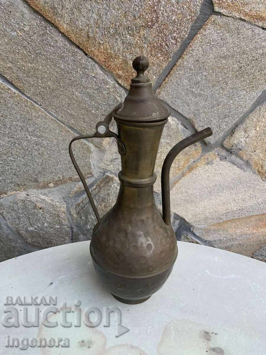 ЧАЙНИК КАНА СЪД МЕСИНГ СТАРИНЕН с цена 35.00 лв. | € 17.90