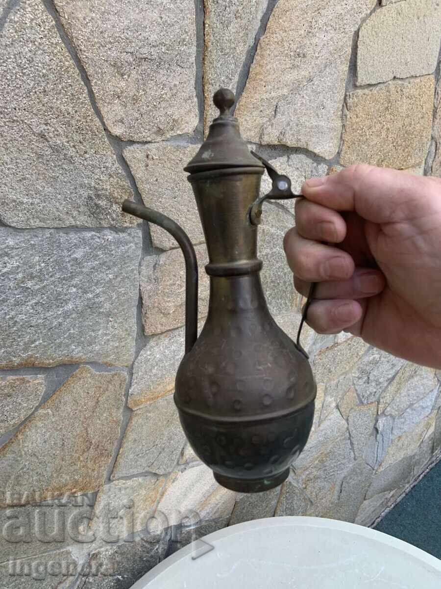 ЧАЙНИК КАНА СЪД МЕСИНГ СТАРИНЕН - 5