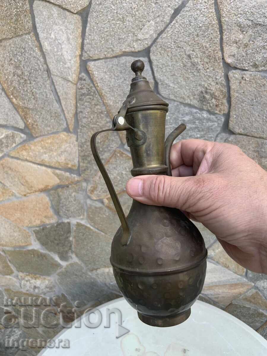 ЧАЙНИК КАНА СЪД МЕСИНГ СТАРИНЕН - 6