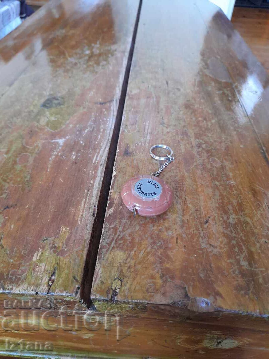 Old keychain, tape measure. Assorted items, Sofia