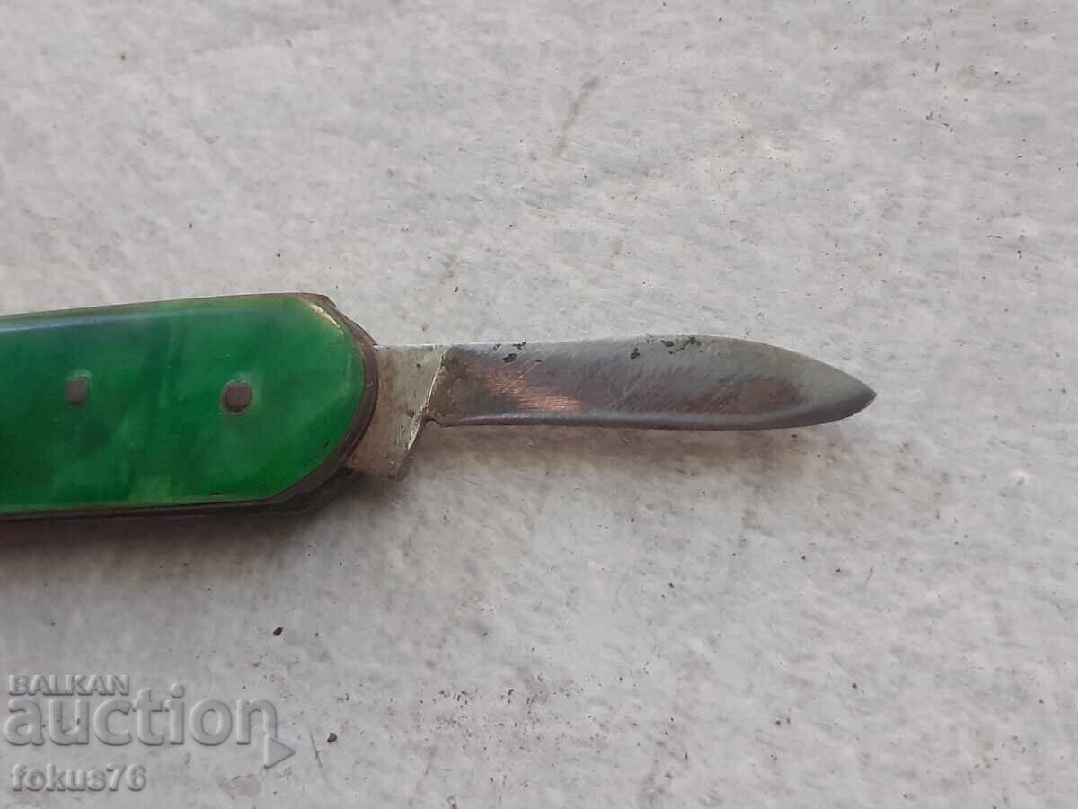 Old small knife pocket knife - knife sickle and hammer VT - 6