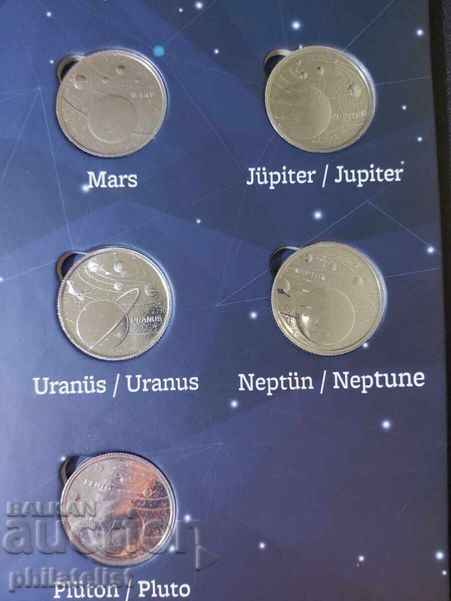 Livrarea Turcia 2023 - Set Complet de 10 Monede - Sistem Solar