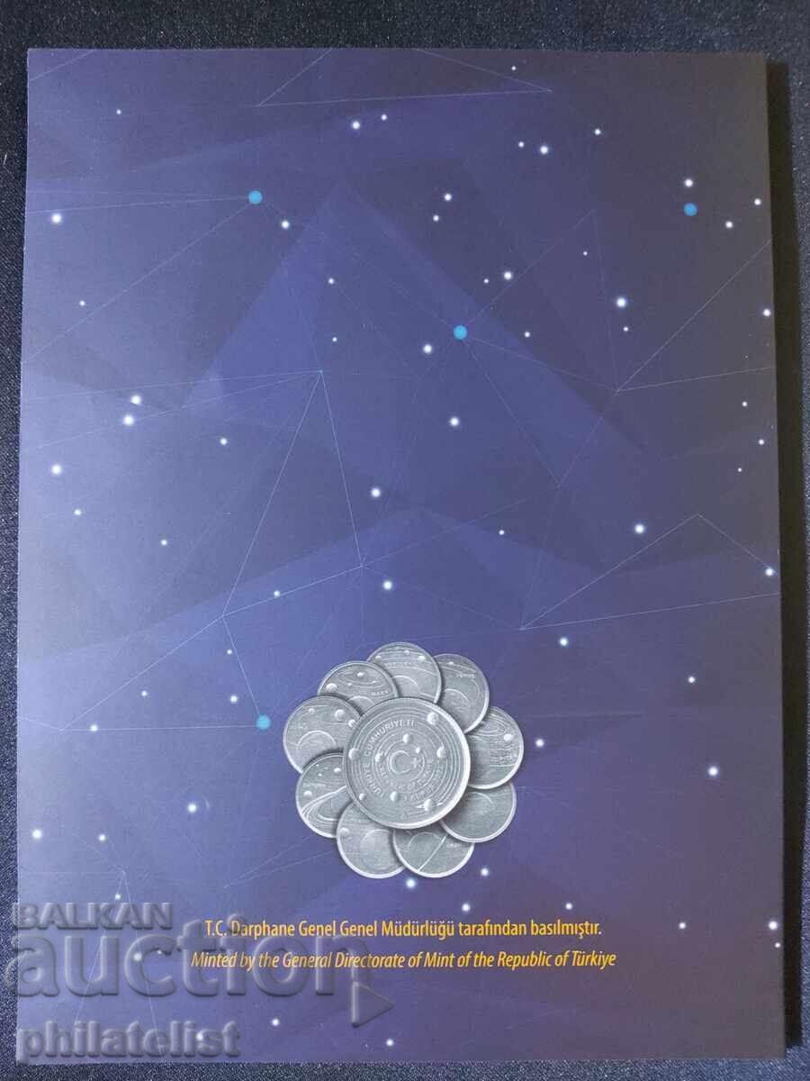 Turcia 2023 - Set Complet de 10 Monede - Sistem Solar - 5