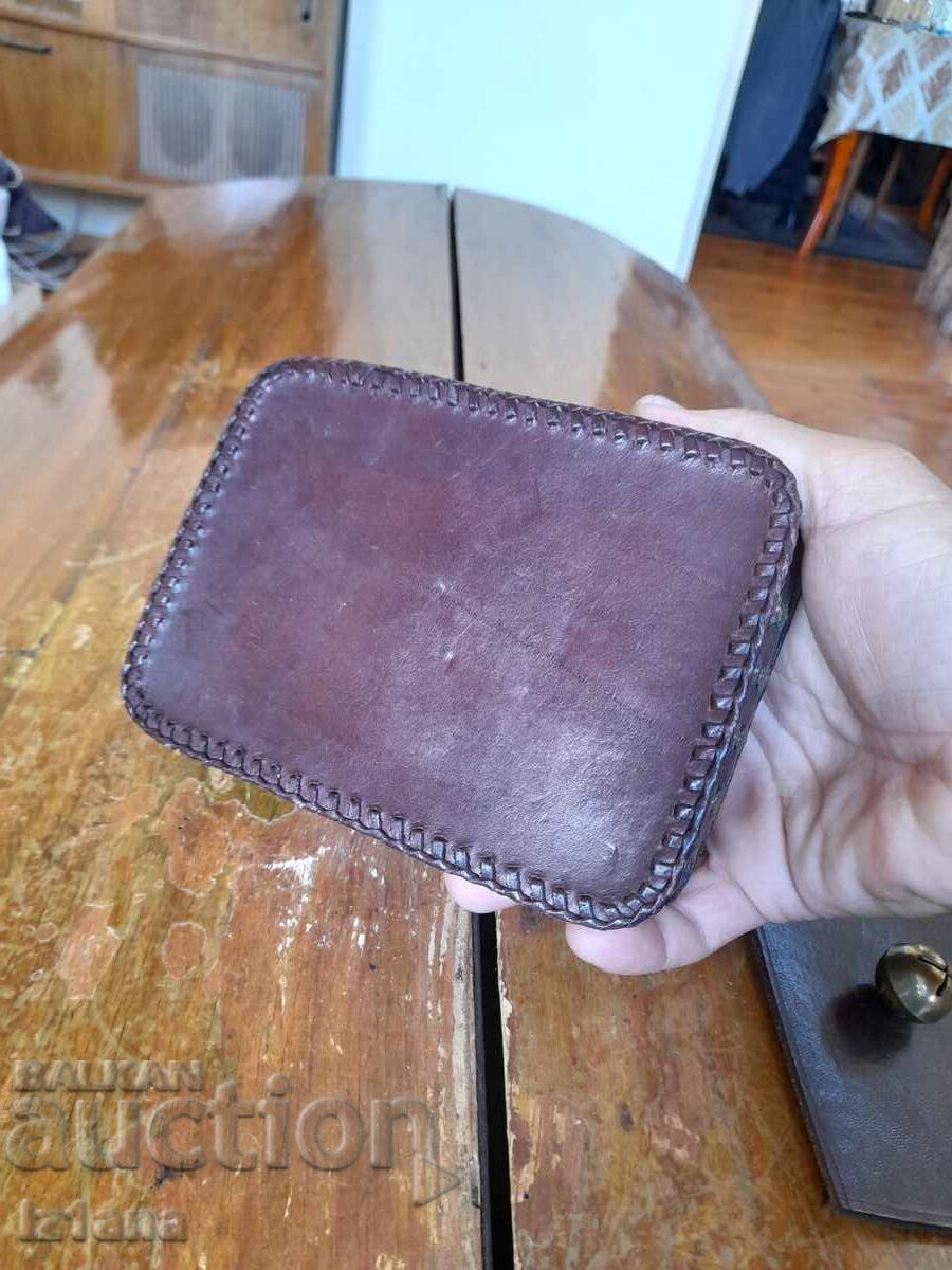 Стара кожена кутия за карти - 6 Стара кожена кутия за карти - 6