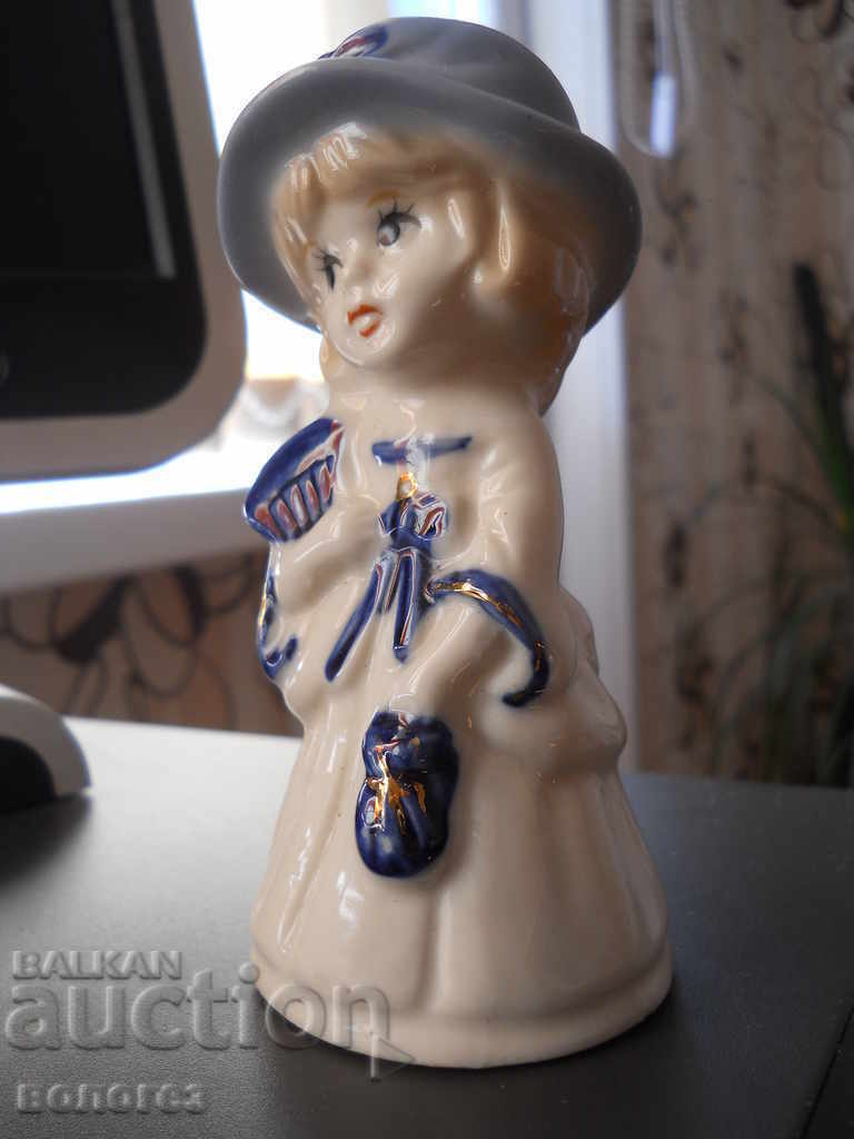 Porcelain figurine - bell (Netherlands) with price 25.00 BGN | € 12.78 Porcelain figurine - bell (Netherlands) with price 25.00 BGN | € 12.78