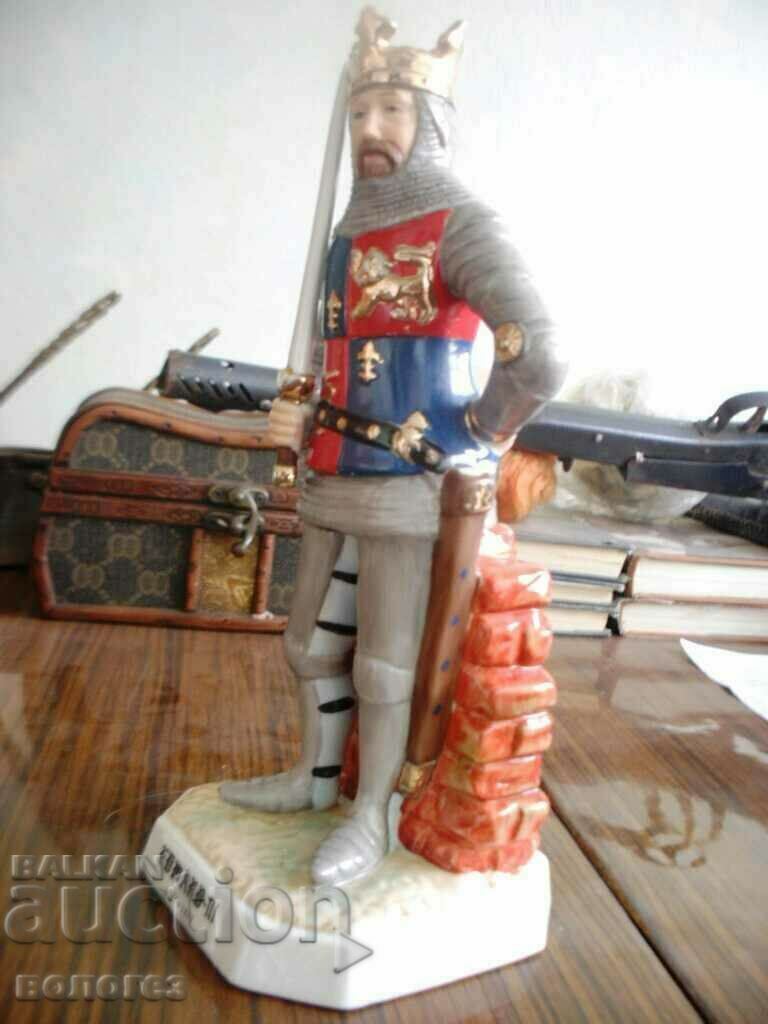 Licitație Figurină din porțelan - Regele Edward al III-lea Licitație Figurină din porțelan - Regele Edward al III-lea
