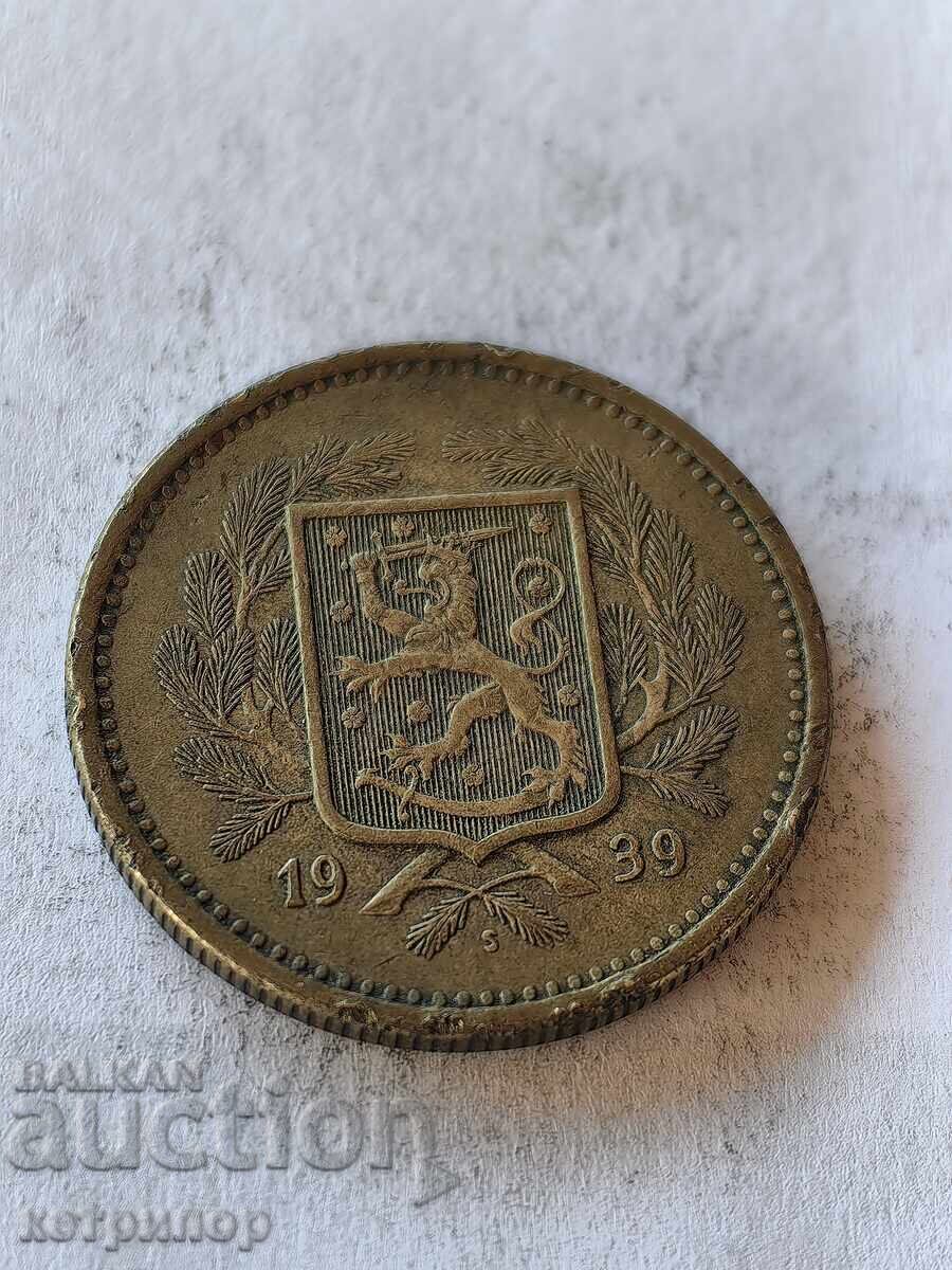 20 μάρκα Φινλανδίας 1939 γρ. χαλκός με τιμή 38.00 BGN | € 19.43