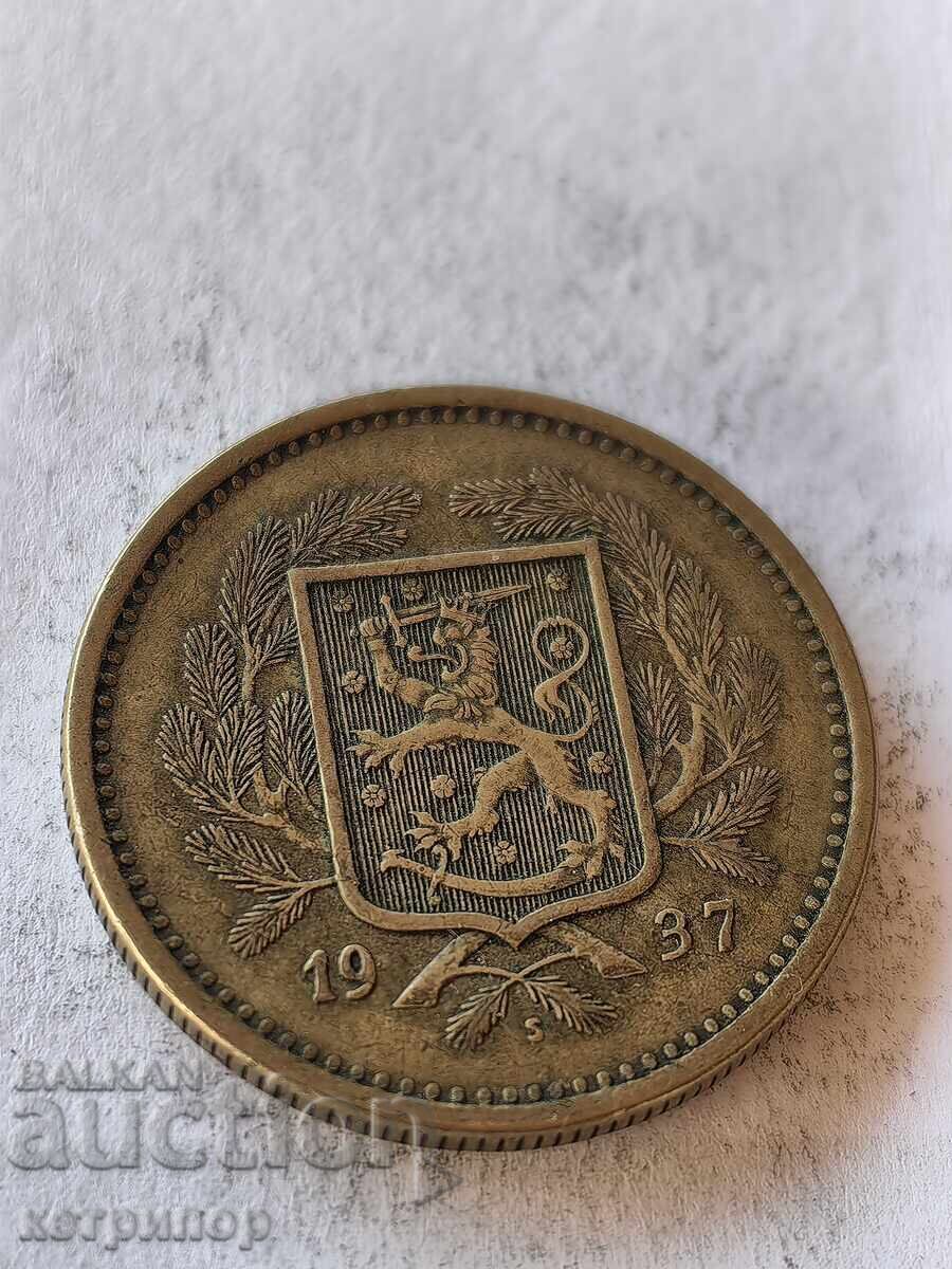 20 μάρκα Φινλανδίας 1937 γρ. χαλκός με τιμή 38.00 BGN | € 19.43