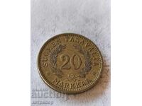 20 μάρκα Φινλανδίας 1938 γρ. χαλκός