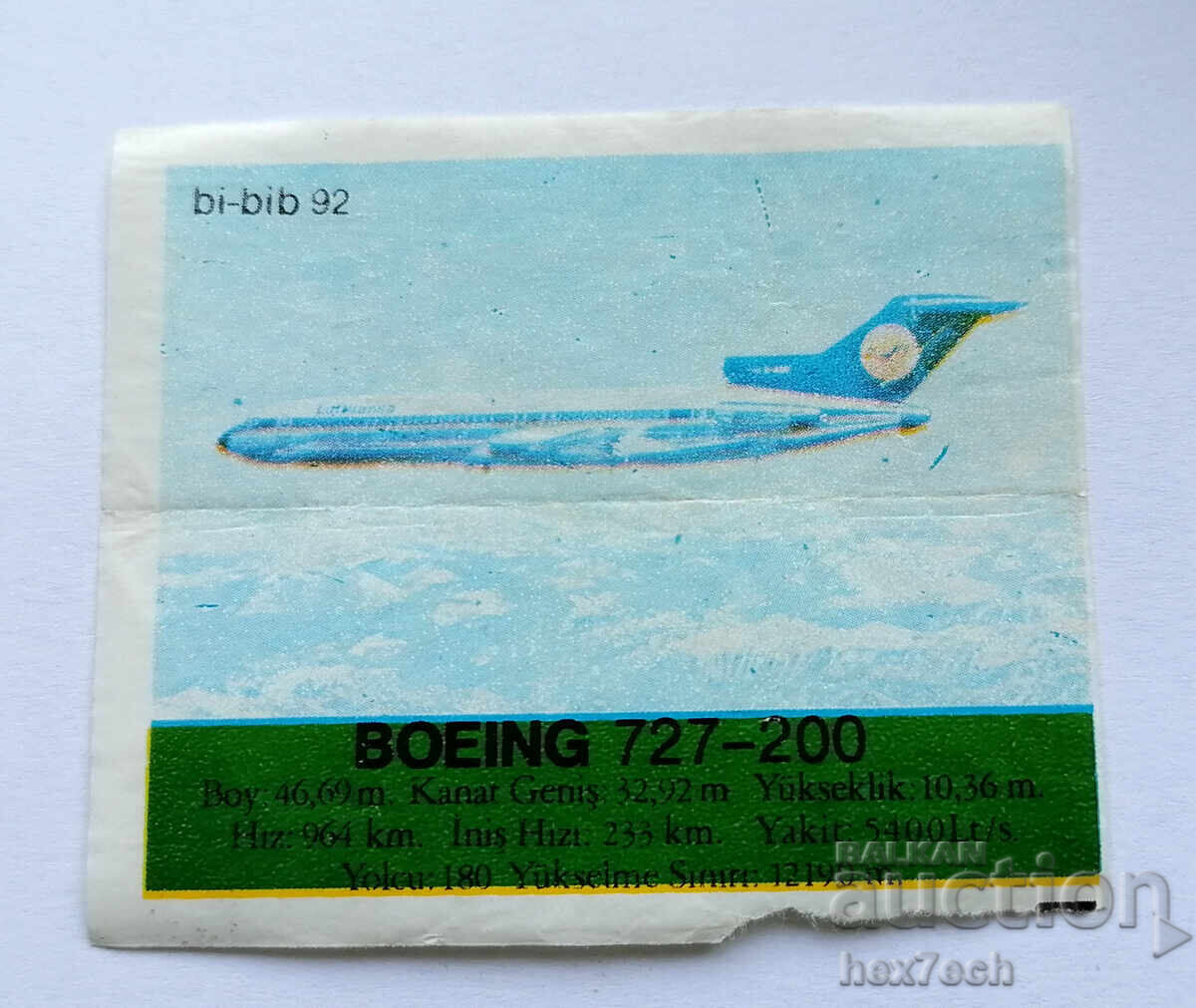 ❤️ ⭐ Picture Beep-Beep 92 Boeing 727-200 ⭐ ❤️