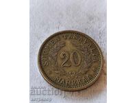 20 μάρκα Φινλανδίας 1934 γρ. χαλκός