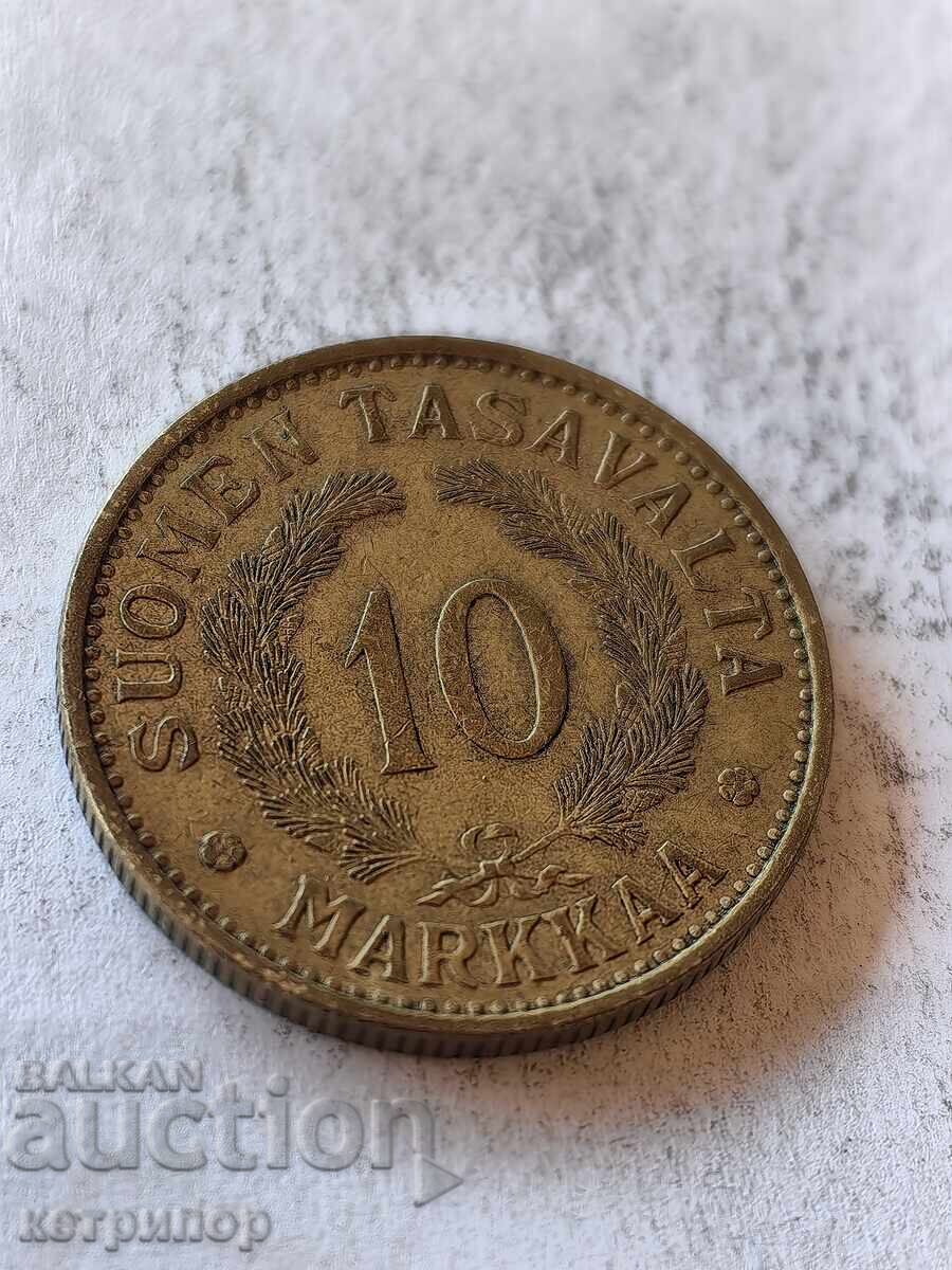 10 γραμματόσημα Φινλανδία 1938 χάλκινο