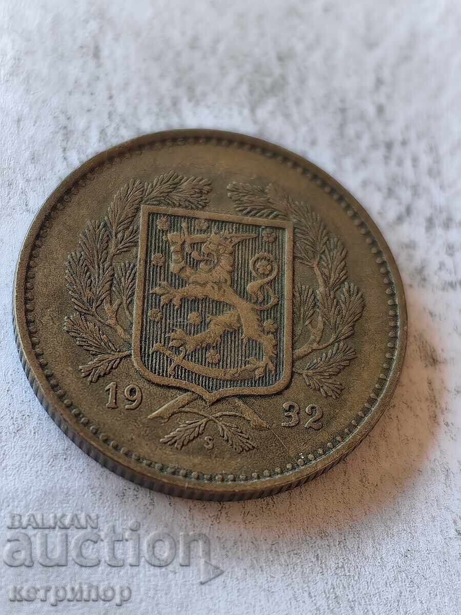 10 μάρκα Φινλανδίας 1932 χάλκινος με τιμή 22.00 BGN | € 11.25