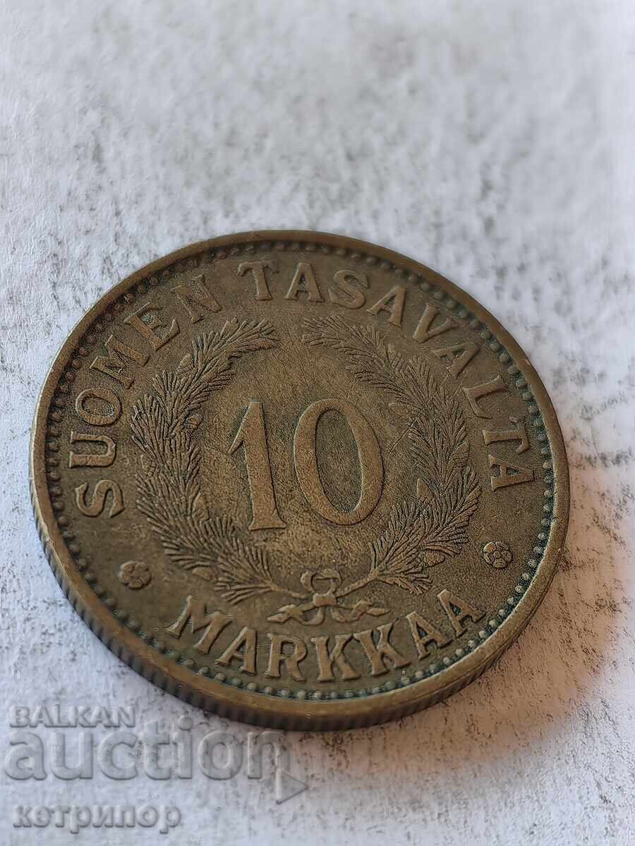 10 μάρκα Φινλανδίας 1932 χάλκινος
