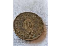 10 марки Финландия 1929 г бронз