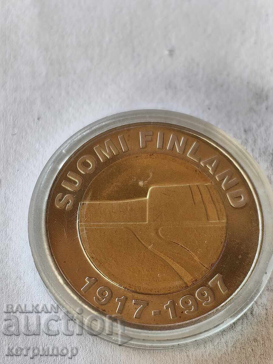 25 марки Финландия 1997 г биметална с цена 29.00 лв. | € 14.83 25 марки Финландия 1997 г биметална с цена 29.00 лв. | € 14.83
