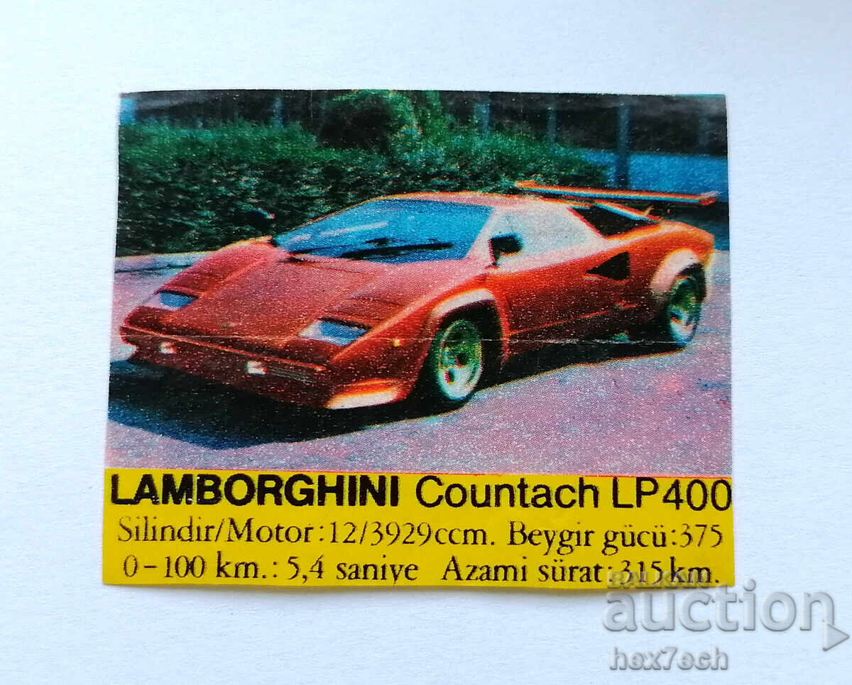 ❤️ ⭐ Картинка Би-Бип 113 Lamborghini  Countach LP400 ⭐ ❤️