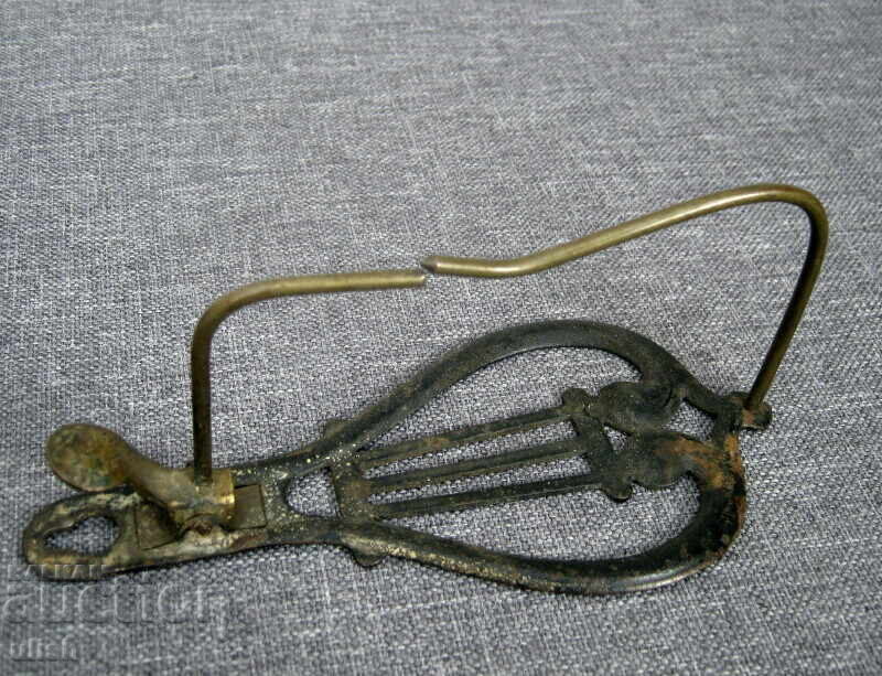 Old decorative wall-mounted coat rack