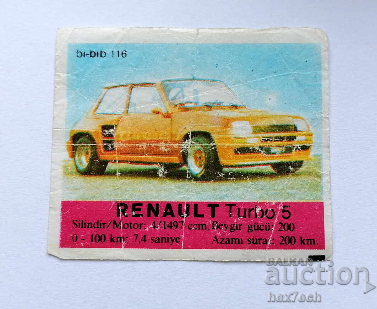 ❤️ ⭐ Picture Beep 116 Renault Turbo 5 ⭐ ❤️