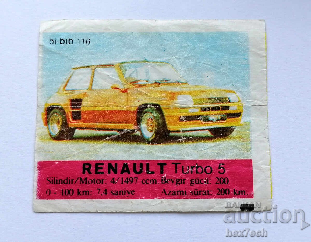 ❤️ ⭐ Картинка Би-Бип 116 Renault  Turbo 5 ⭐ ❤️