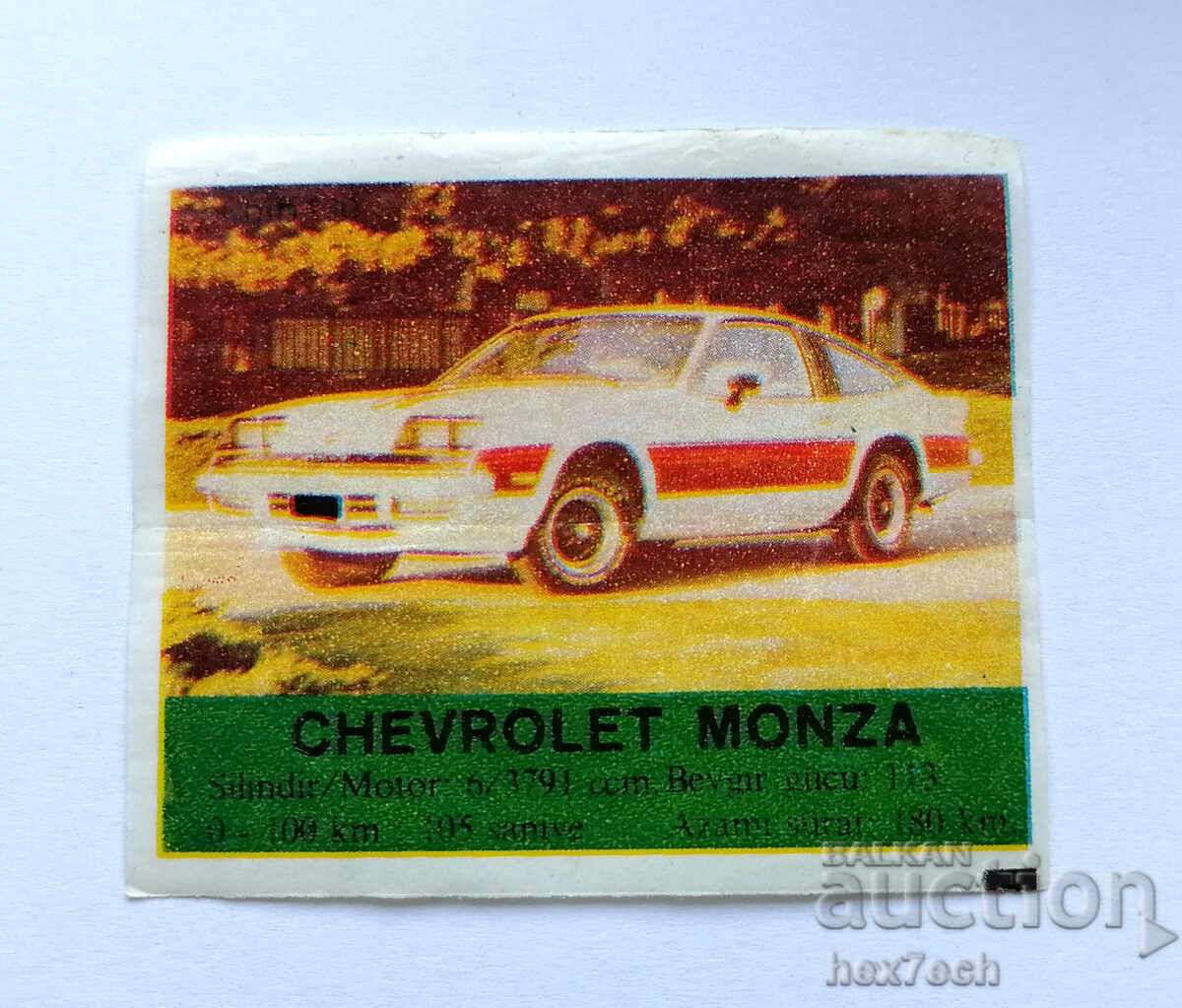 ❤️ ⭐ Εικόνα Bi-Bip 120 Chevrolet Monza ⭐ ❤️