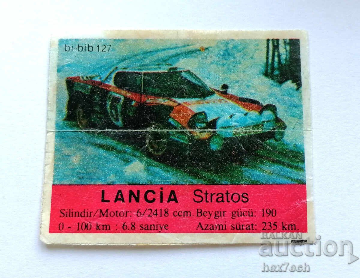 ❤️ ⭐ Picture of a Beep Beep 127 Lancia Stratos ⭐ ❤️