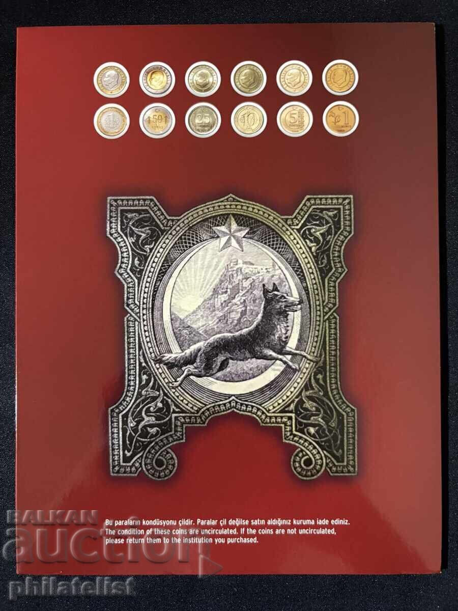 Complete Bank Set - Turkey 2021, 6 Coins UNC - 6 Complete Bank Set - Turkey 2021, 6 Coins UNC - 6