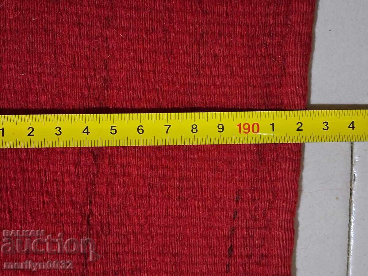 Delivery of Old hand-woven wool rug/carpet blanket Delivery of Old hand-woven wool rug/carpet blanket