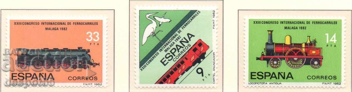 1982. Ισπανία. Διεθνές Συνέδριο Σιδηροδρόμων, Μάλαγα.