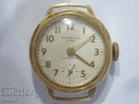 Gold-plated women's watch.