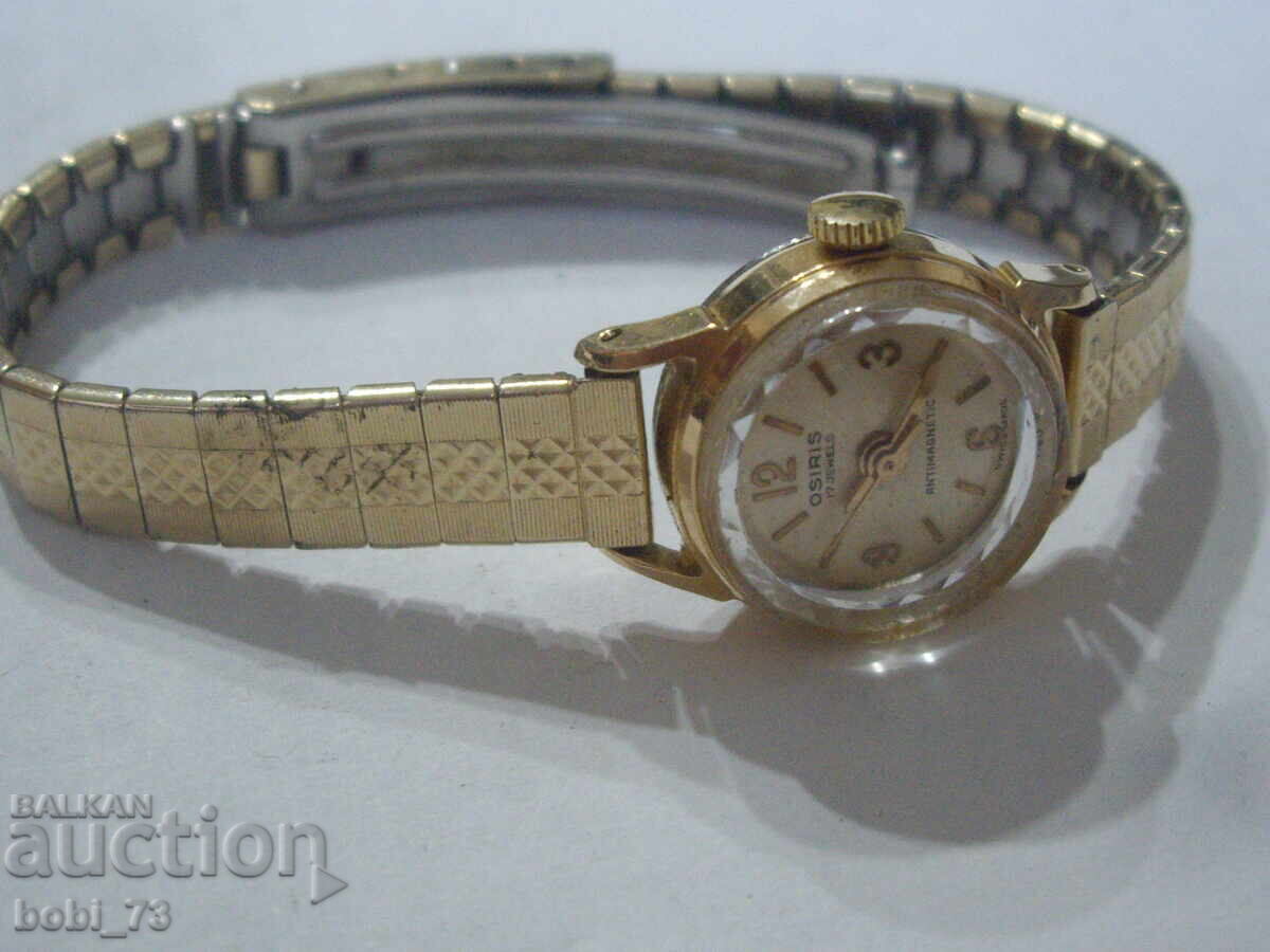 Gold-plated women's watch. Gold-plated women's watch.